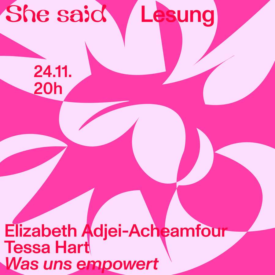 Lesung Elizabeth Adjei-Acheamfour und Tessa Hart