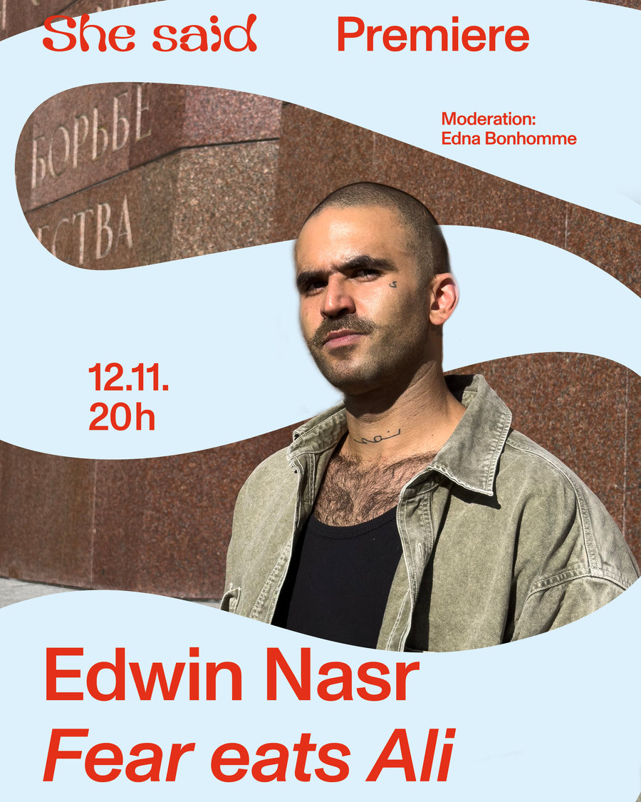 Premiere "Fear eats Ali" with Edwin Nasr and Edna Bonhomme