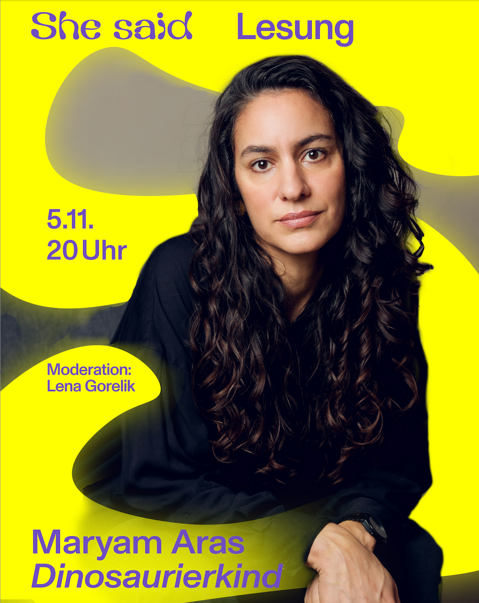 Lade das Bild in den Galerie-Viewer, Lesung Maryam Aras
