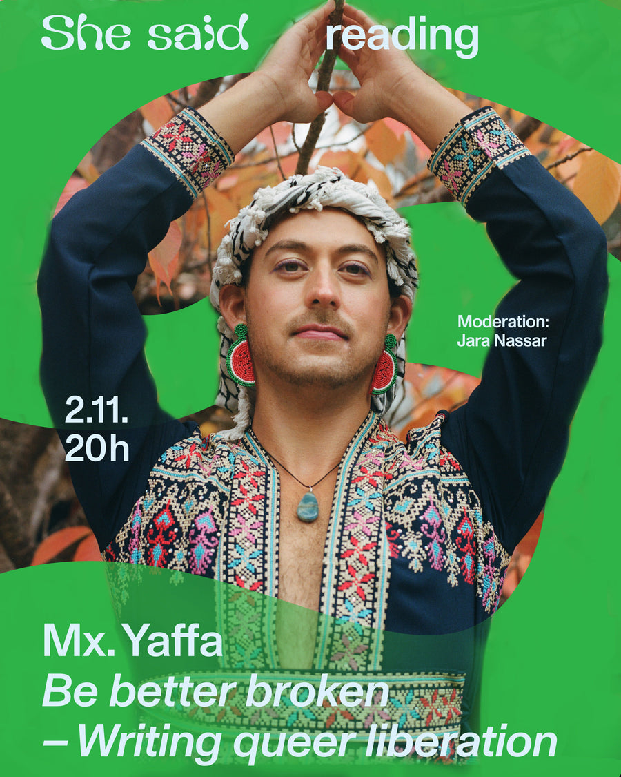 Reading & talk "Better be broken - writing queer resistance"