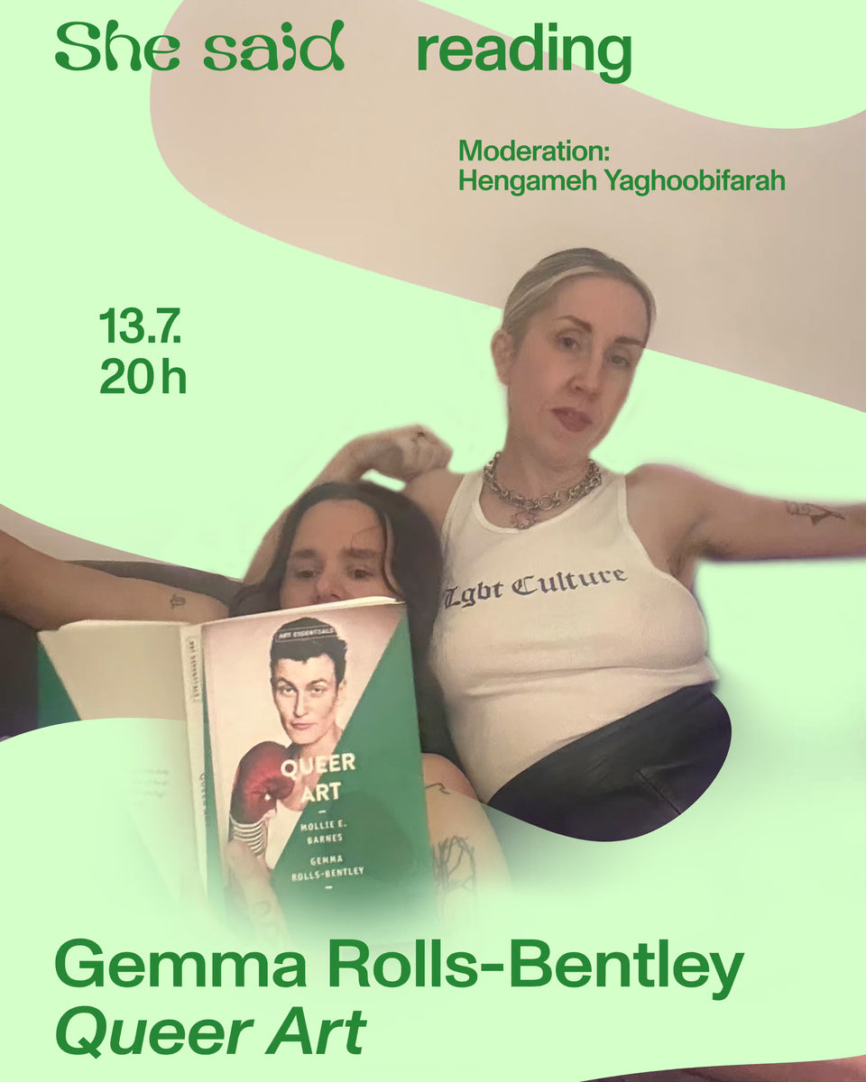 Lade das Bild in den Galerie-Viewer, 'Queer Art‘ - Gemma Rolls-Bentley in conversation with Hengameh Yaghoobifarah
